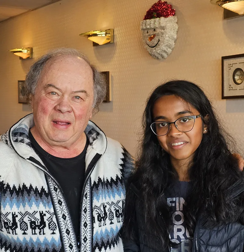 Dr. Soifer and Shruti Arun